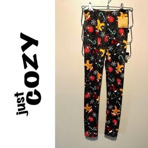 Just Cozy Store Christmas Gingerbread man leggings Brand New W/tags Xs/ S